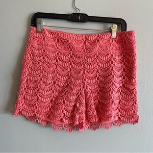 Loft The Riviera Short Lace Pink Size 0